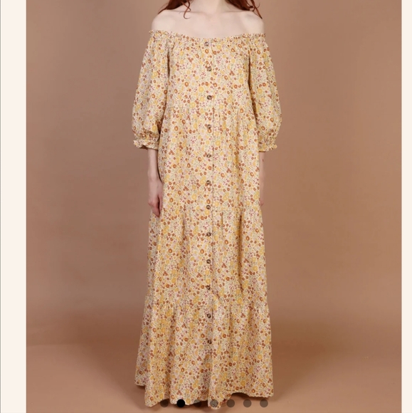 Meadows Nerine Dress Vintage Country Button US 6 SOLD OUT! - Picture 3 of 5